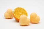 Vannas burbuļbumba &quot;Apelsīnu sirds&quot; / “Orange heart” bath bubble-ball